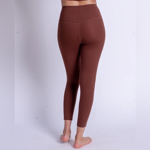GIRLFRIEND COLLECTIVE High Rise Legging Small Earth Brown Compression Active NWT - Picture 6 of 11